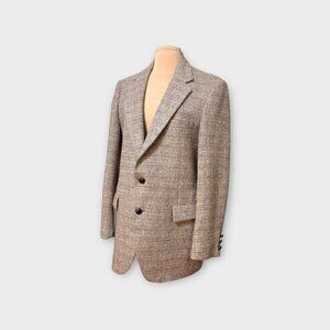 Authentic Harris Tweed Jacket Sport Coat 42 M Wool Scotland Vintage Blazer